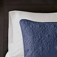 Blue Classic 3-pc. California King Coverlet Set