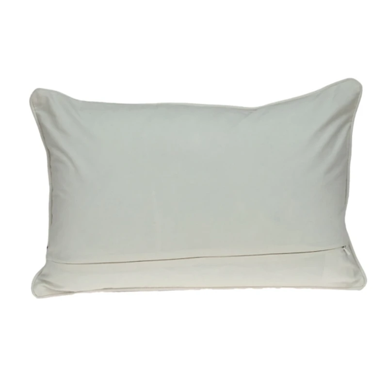 Royal Blue Quatrefoil Lumbar Throw Pillow