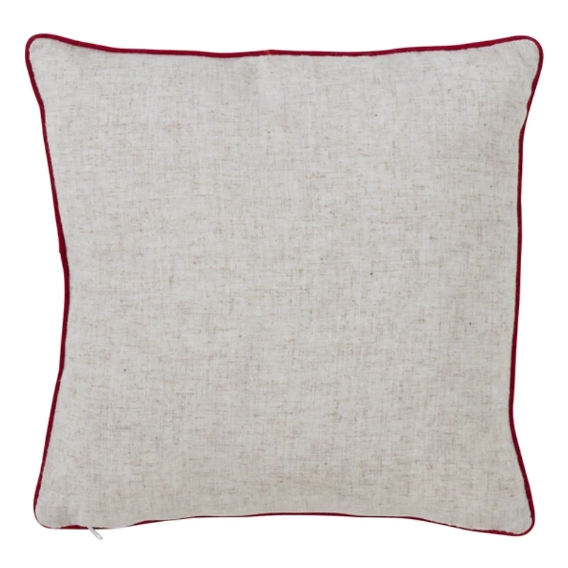 Jolly Snowman Christmas Pillow