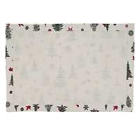 Christmas Tree and Snowflake Placemats, Set of 4