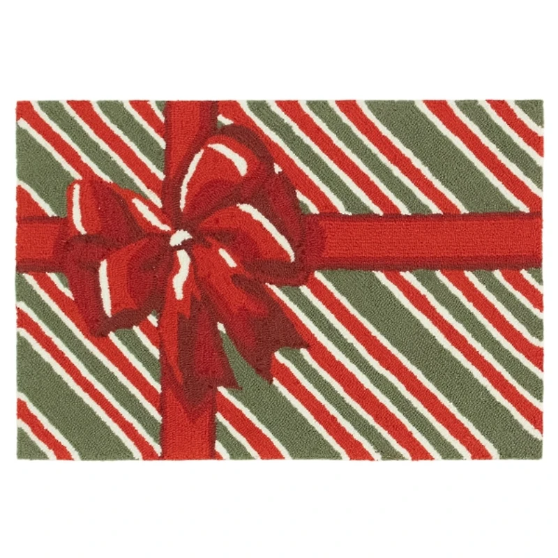 Red Green Giftbox Doormat, 24x36