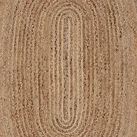Natural Tonal Bordered Area Rug, 5x7