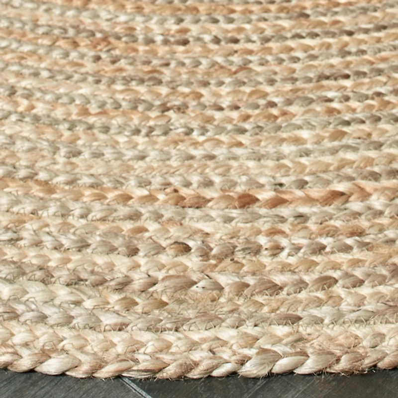 Natural Tonal Bordered Area Rug, 5x7