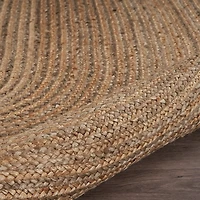 Natural Tonal Bordered Area Rug, 5x7