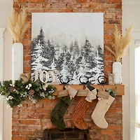 Snowy Forest Canvas Art Print