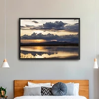 Twilight Symphony Framed Giclee Canvas Art Print