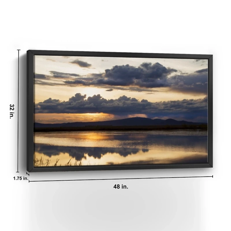 Twilight Symphony Framed Giclee Canvas Art Print