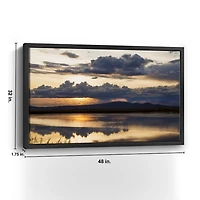 Twilight Symphony Framed Giclee Canvas Art Print