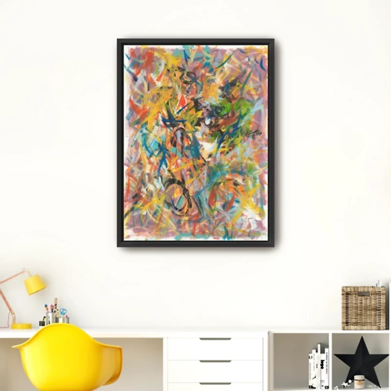 Inside Out No. 2 Framed Giclee Canvas Art Print