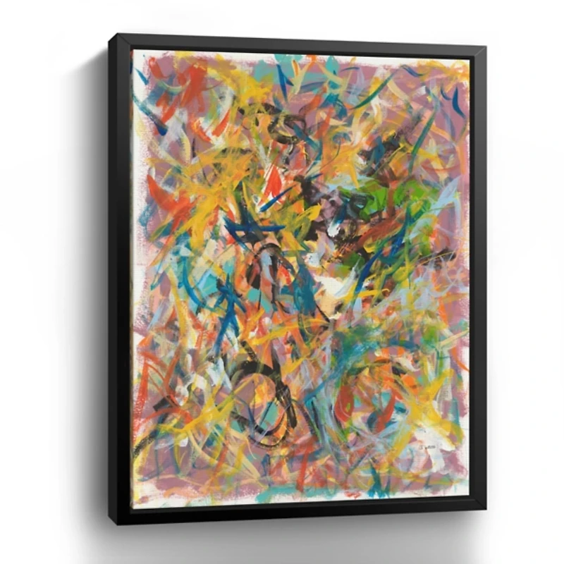 Inside Out No. 2 Framed Giclee Canvas Art Print