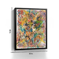 Inside Out No. 2 Framed Giclee Canvas Art Print