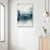 Indigo Meadow Framed Canvas Art Print