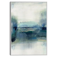 Indigo Meadow Framed Canvas Art Print