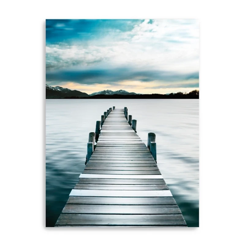Jetty Dock Giclee Canvas Art Print, 48x36 in.