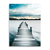 Jetty Dock Giclee Canvas Art Print, 48x36 in.