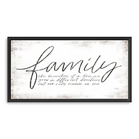 Family Branches Framed Canvas Art Print, 42x22 in.