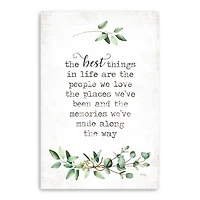 Best Things in Life Canvas Art Print, 24x36 in.