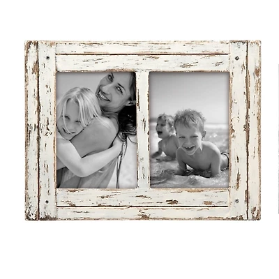 Distressed Whitewashed Collage Picture Frame