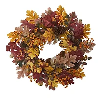 Oak Leaves and Acorns Wreath