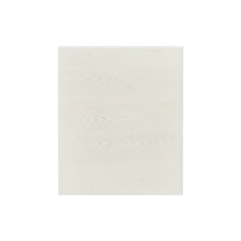 Rustic White Turned Legs Accent Table