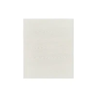 Rustic White Turned Legs Accent Table