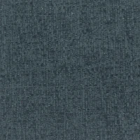 Navy Upholstered Round Storage Ottoman