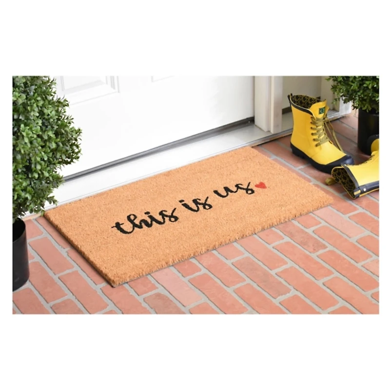 This Is Us Heart Doormat