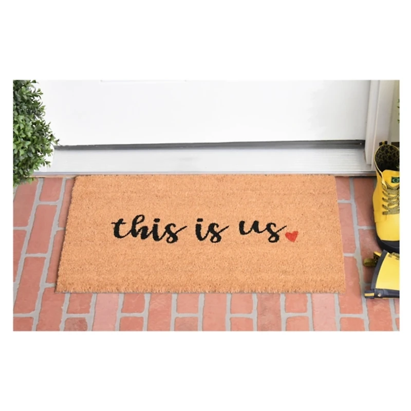 This Is Us Heart Doormat