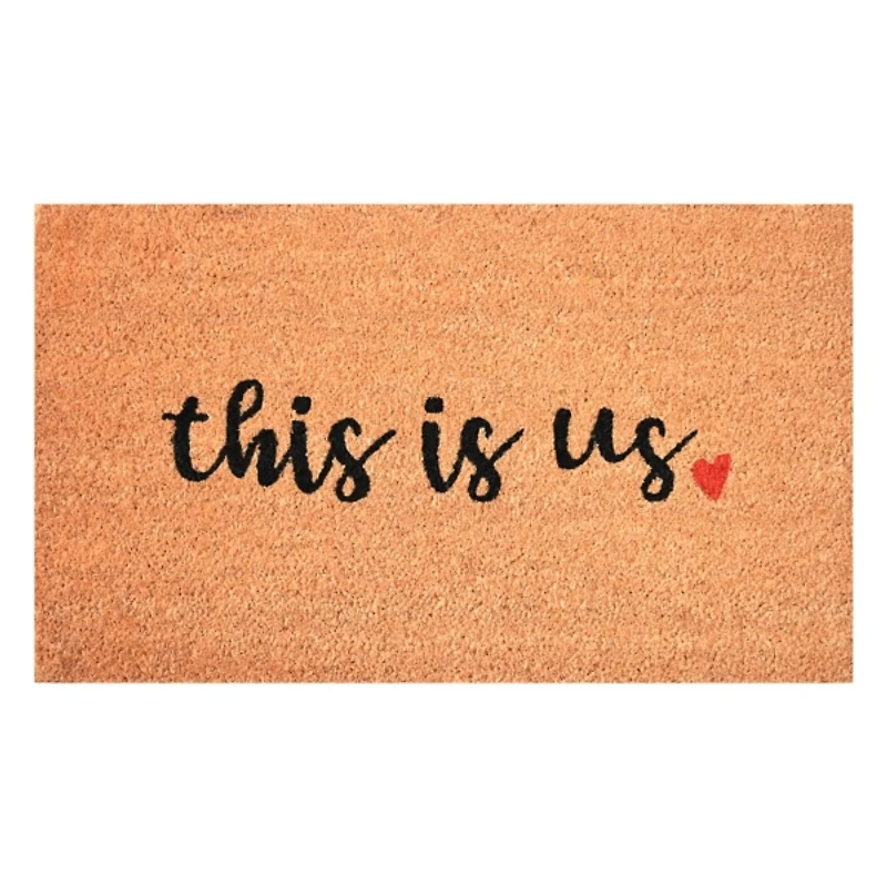 This Is Us Heart Doormat