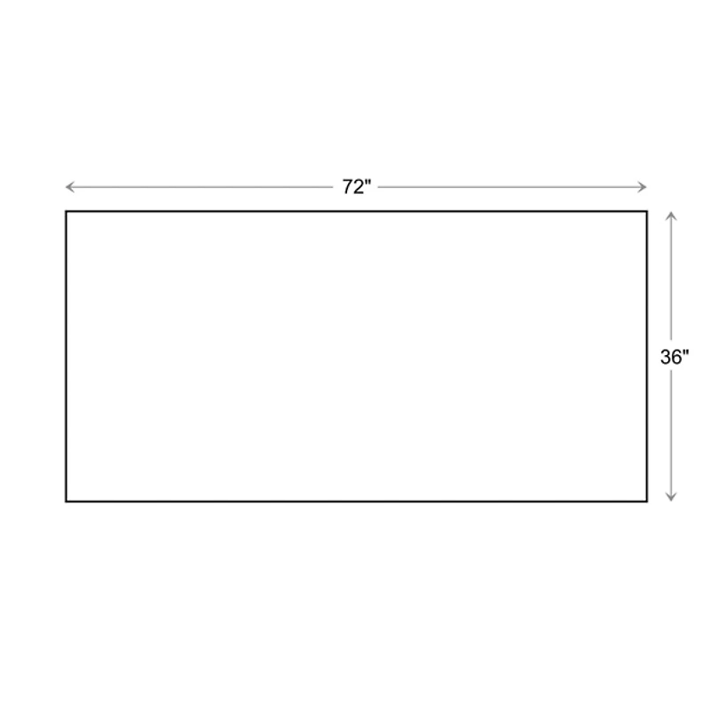 Natural and Black Abby Doormat, 72x36 in.