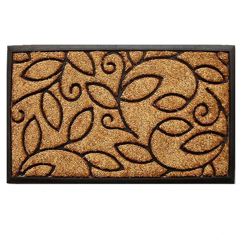 Vine Leaves Swirl Doormat, 36x24 in.