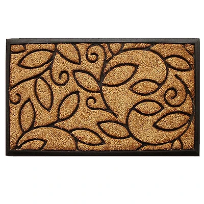 Vine Leaves Swirl Doormat, 36x24 in.
