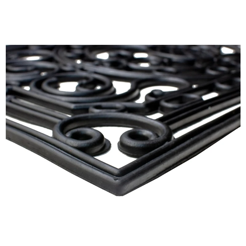 Ornate Penelope Durable Rubber Doormat, 36x24 in.