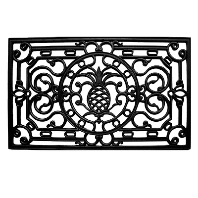 Ornate Penelope Durable Rubber Doormat, 36x24 in.