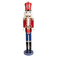 Red and Blue Drummer Boy Nutcracker