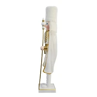 White and Gold King Nutcracker