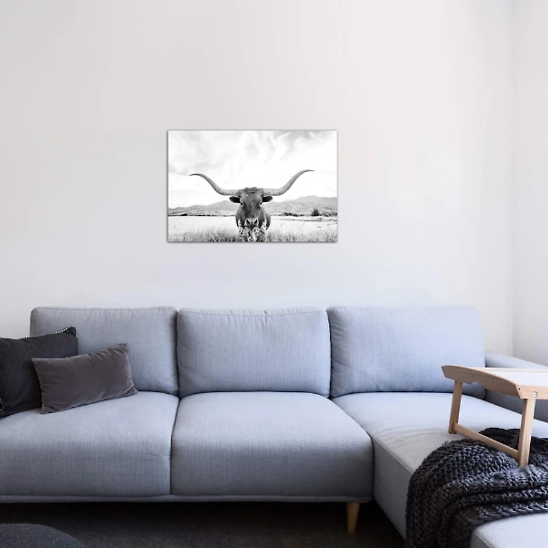 Longhorn Giclee Canvas Art Print