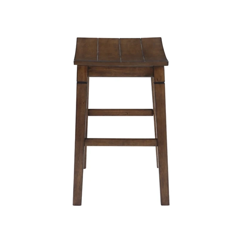 Brown Wood Counter Stool 5-pc. Dining Set