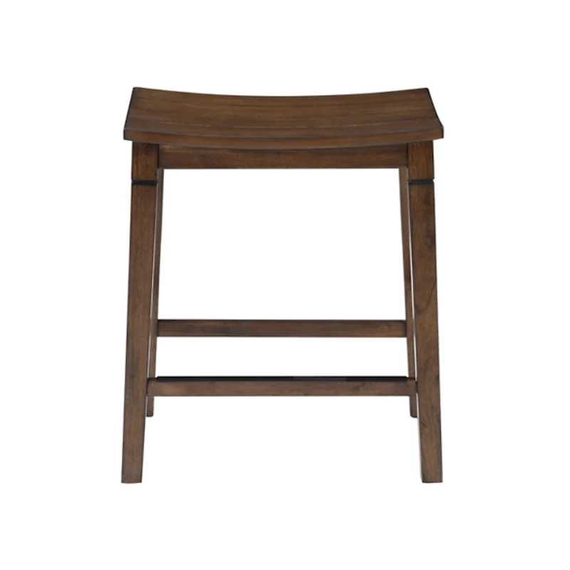 Brown Wood Counter Stool 5-pc. Dining Set