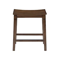 Brown Wood Counter Stool 5-pc. Dining Set