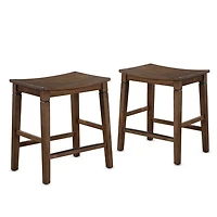 Brown Wood Counter Stool 5-pc. Dining Set