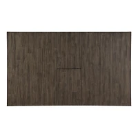 Smoked Alabaster and Honey Wood Dining Table