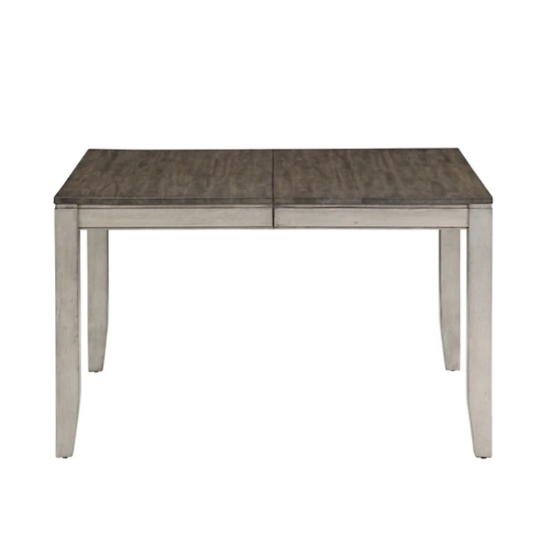 Smoked Alabaster and Honey Wood Dining Table