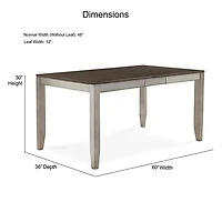 Smoked Alabaster and Honey Wood Dining Table