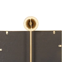 Metallic Gold Metal Frame Wall Mirror