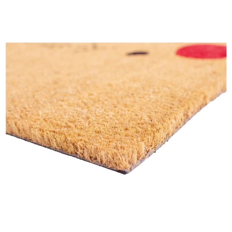 Natural Rudolph Coir and Vinyl Doormat, 29 in.