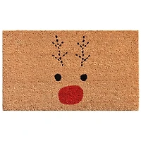 Natural Rudolph Coir and Vinyl Doormat, 29 in.