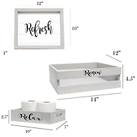 Graywash 3-pc. Bathroom Accessories Set