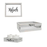 Graywash 3-pc. Bathroom Accessories Set