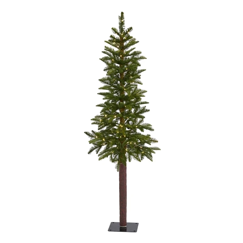 5 ft. Lit Twinkling Alaskan Alpine Christmas Tree